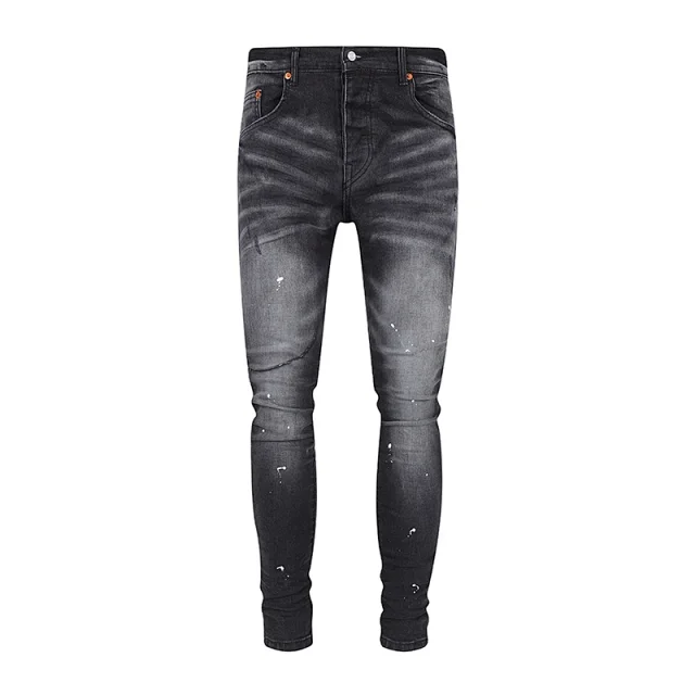 Purple Jeans Distressed Slim-Fit product detail image 11