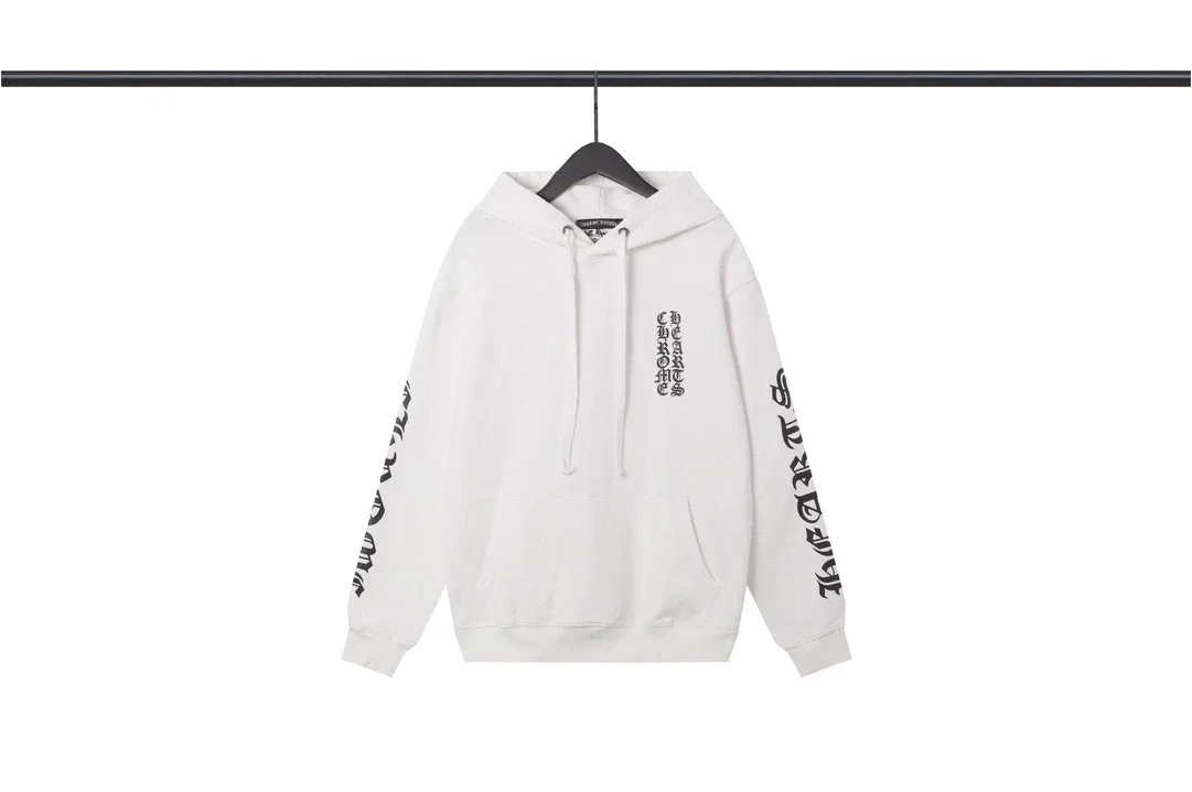 Chrome Hearts Gothic Letter Print Hoodie