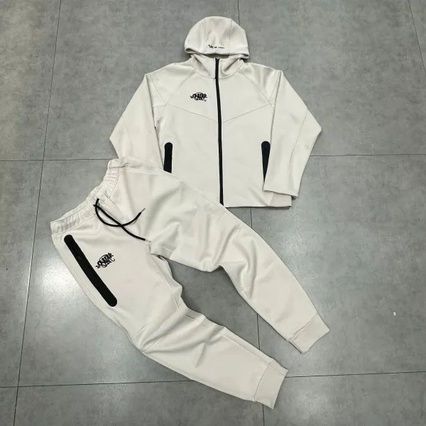 Nike Tech Fleece Sweatpants Black with Pink Graphic - 13