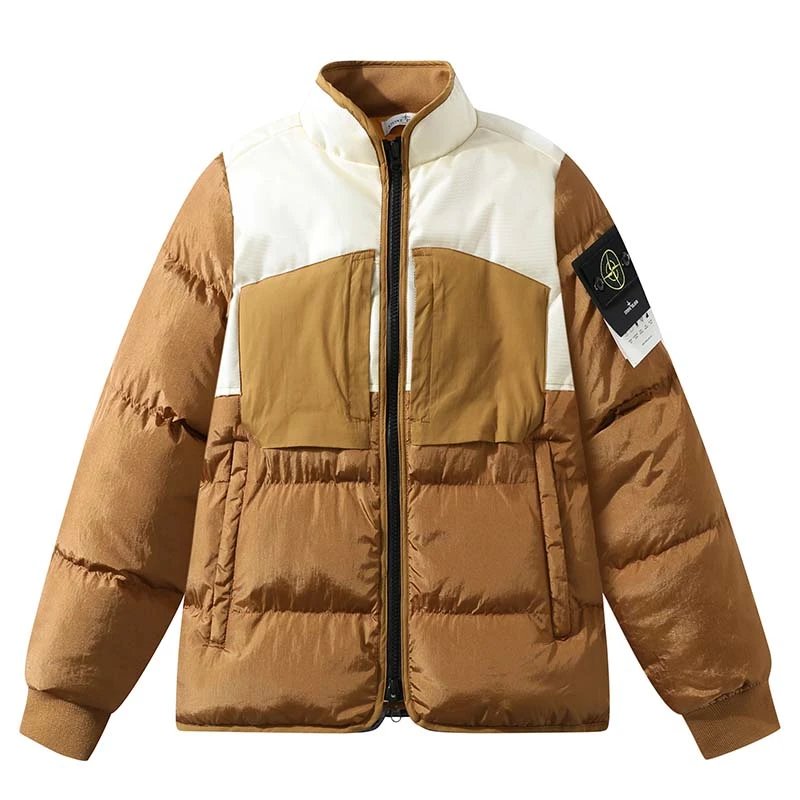 Stone Island Crinkle Reps Down Puffer Jacket Black Coat Medium