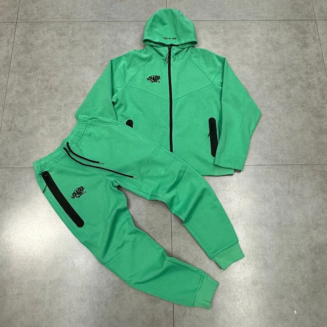 Unbranded Hooded zip-up sweatshirt and jogger set product detail image 12