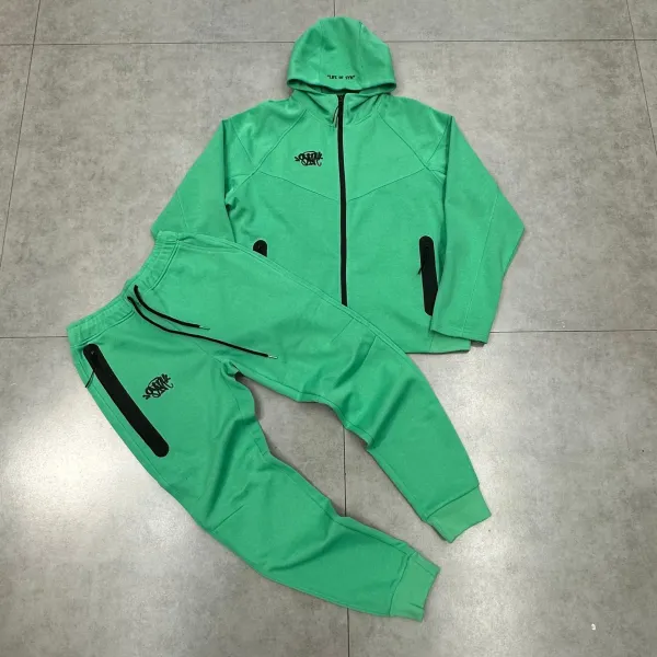 Nike Tech Fleece Sweatpants Black with Pink Graphic - 12