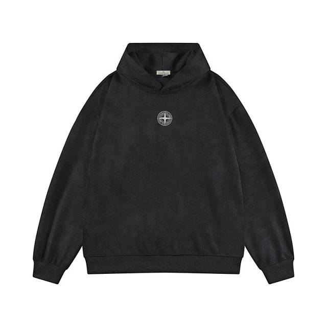 Stone Island Crinkle Reps Down Puffer Jacket Black Coat Medium: seller detail photo 3