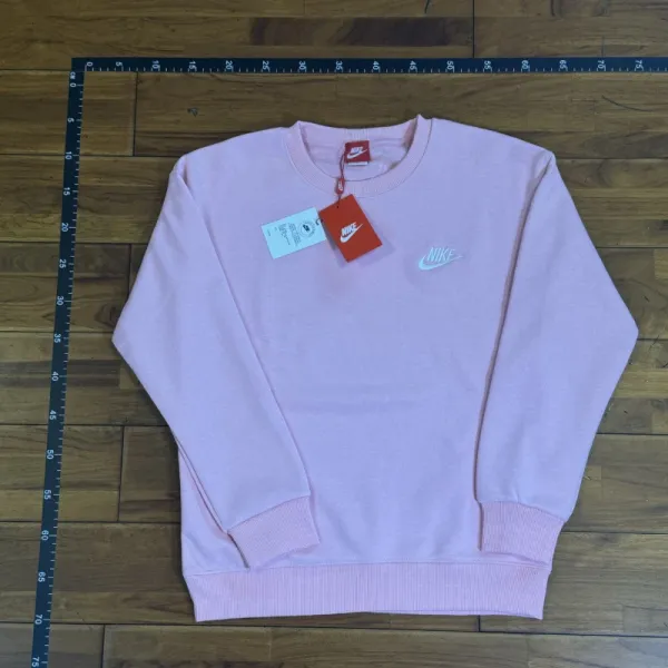 Nike Sportswear Club Fleece Crewneck Pink Sweater - 13