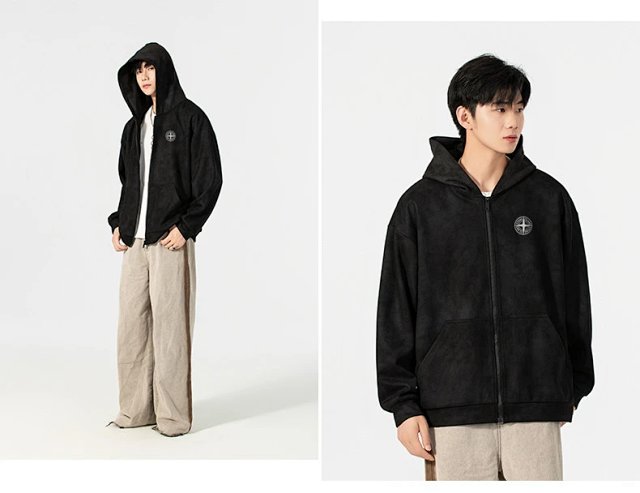 Stone Island Crinkle Reps Down Puffer Jacket Black Coat Medium: seller detail photo 10