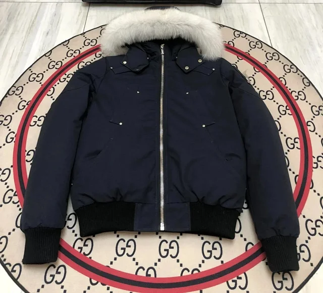 Unbranded Down Jackets Fur-Trim Hooded Jacket product detail image 5