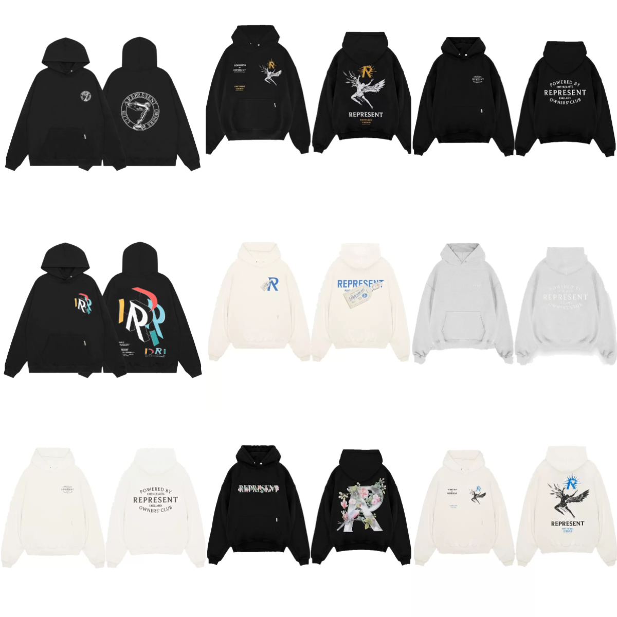 REPRESENT Hoodies [40 styles]
