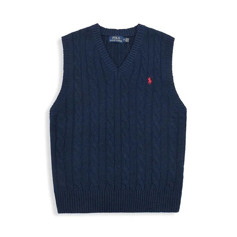 Knit Vest Royal Blue