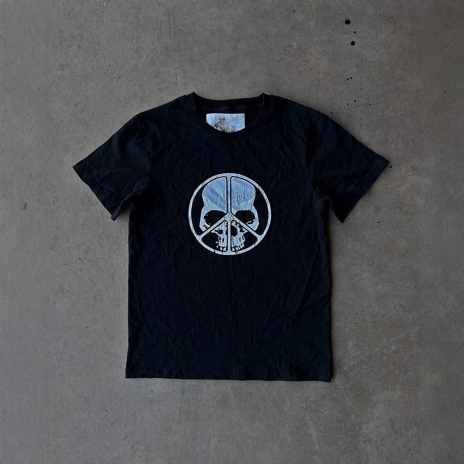 Peacebird V2 White Camera Graphic Tee