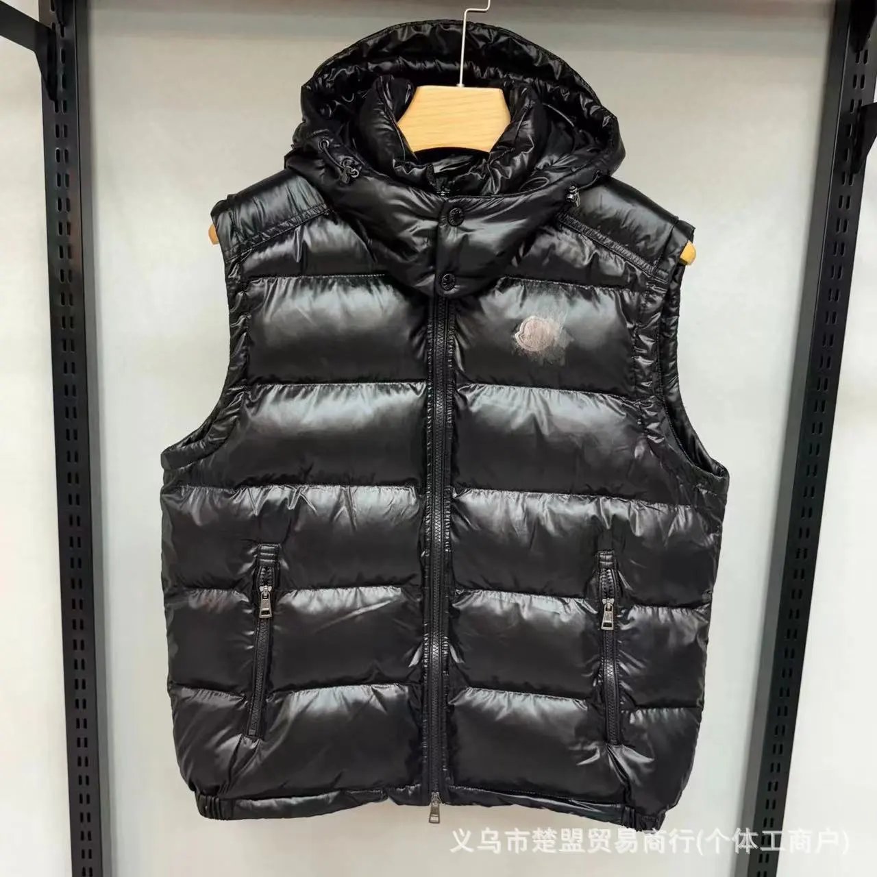 Black Classic Cotton Parka Jacket photo 3