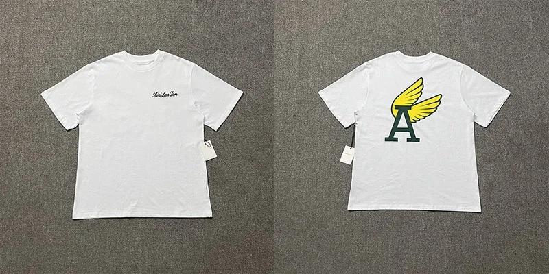 Abstract color block print summer loose casual short-sleeved T-shirt for men and women