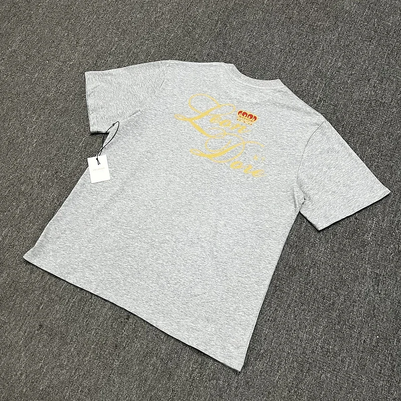Abstract color block print summer loose casual short-sleeved T-shirt for men and women