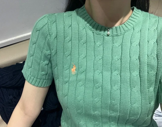 Polo Ralph Lauren Knitwear Cable-Knit Short-Sleeve Crewneck product detail image 12