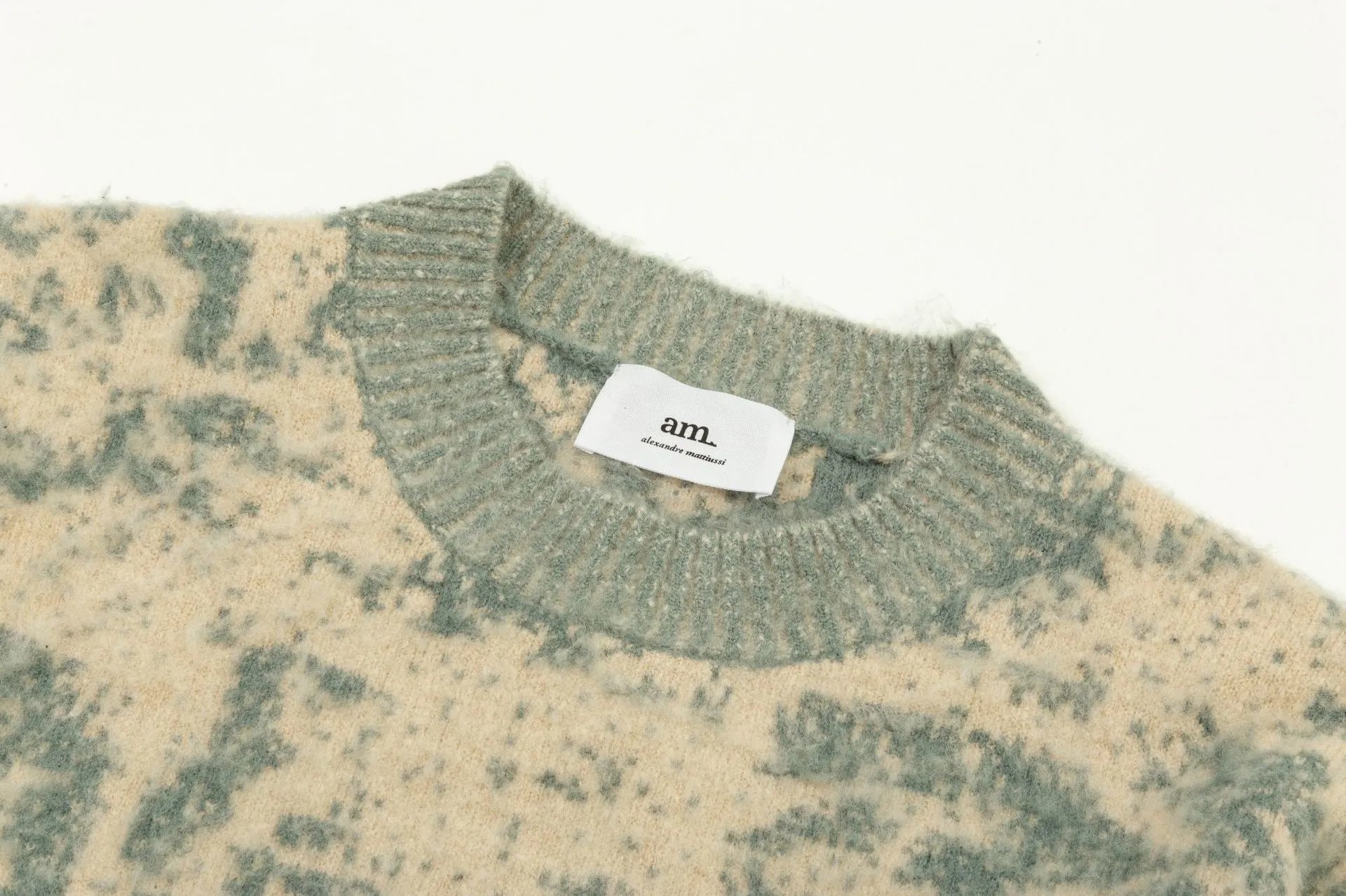 Ami Cun Nkon Marble Print V-Neck Cardigan Multicolor - 5