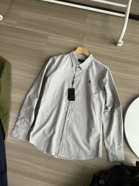 Polo Ralph Lauren Classic Fit Oxford Shirt Gray - 1