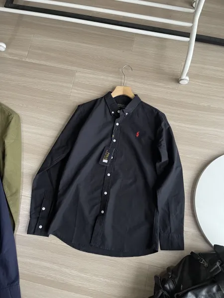 Polo Ralph Lauren Classic Fit Button-Down Shirt Black - 1