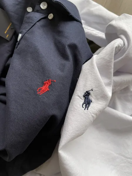 Polo Ralph Lauren Classic Fit Button-Down Shirt Navy - 7