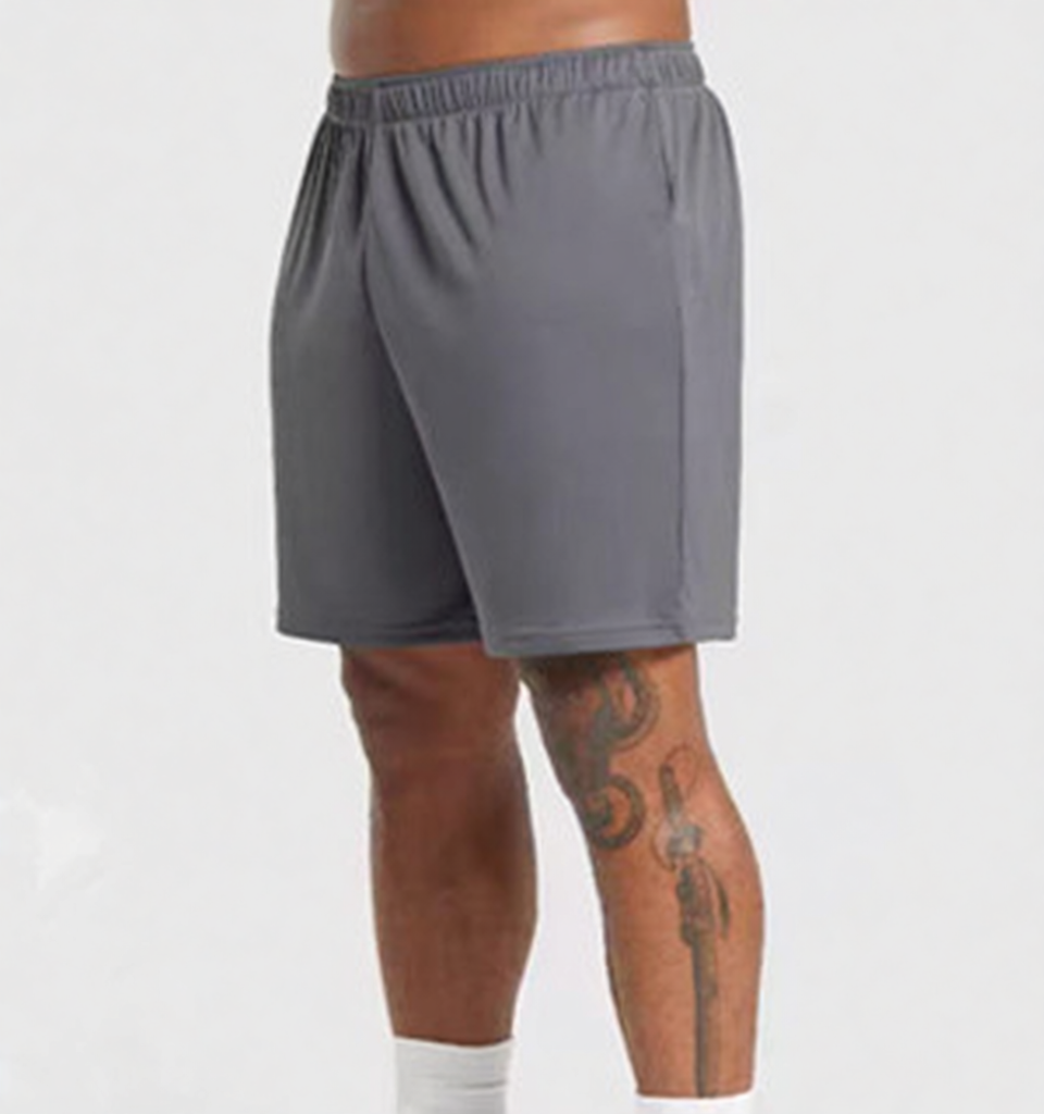 Quick-Dry Zip Shorts with Color-Block Design photo 6