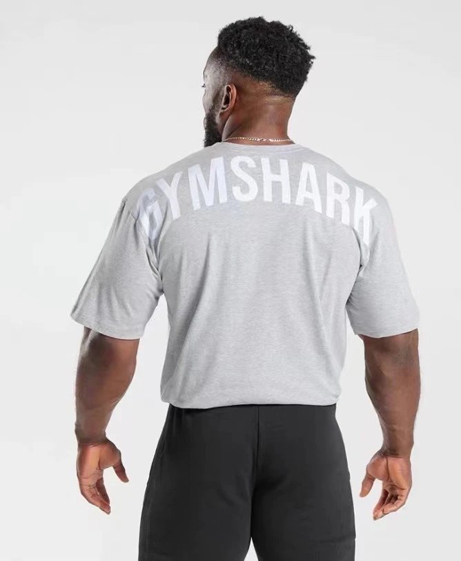 Fitness Athletic Elastic Cotton T-Shirt photo 6