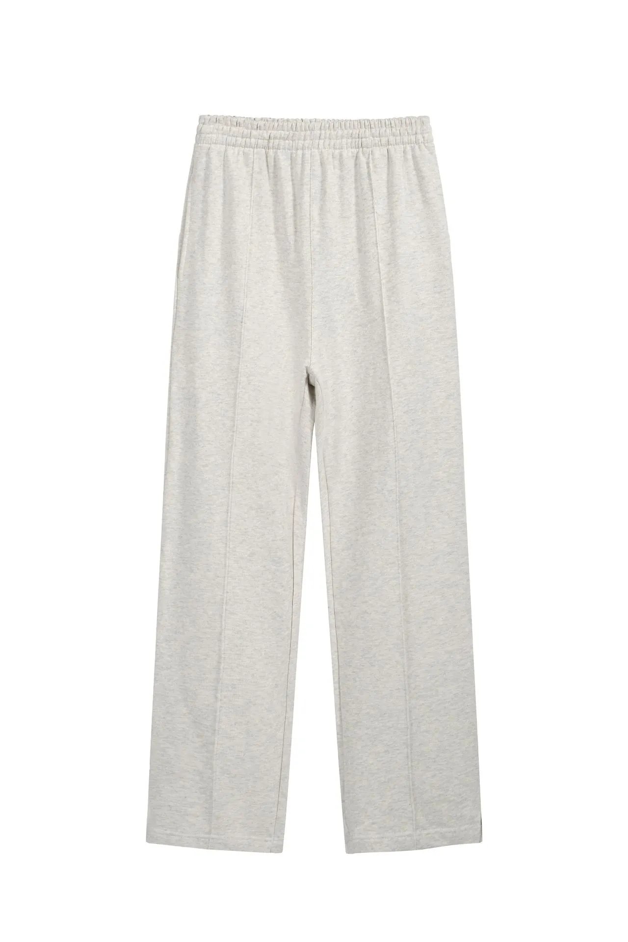 Pocket Embroidered Letter Straight Casual Pants photo 3