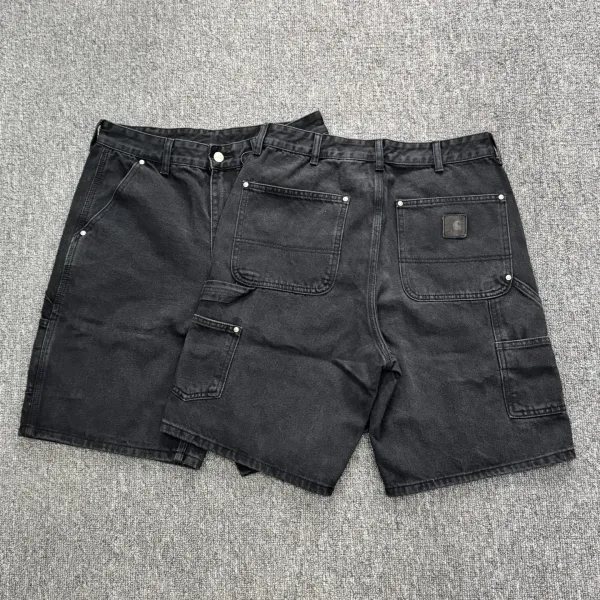 Carhartt Workwear Shorts Light Wash Denim Shorts - 27