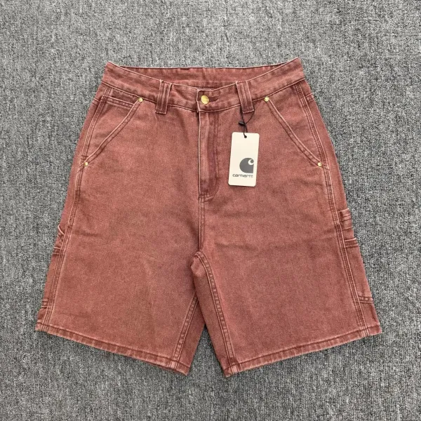 Carhartt Workwear Shorts Light Wash Denim Shorts - 34