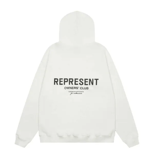 Represent Owners' Club Oversized Hoodie Army Green - 12