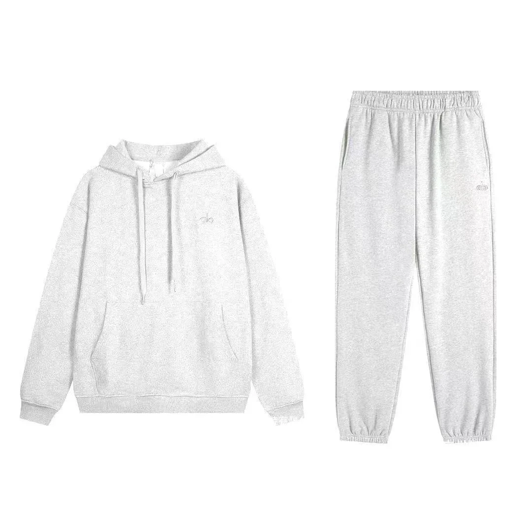 Autumn and winter American sports hooded sweatshirt headband loose sweatshirt suit