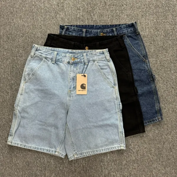 Carhartt Work In Progress Double Knee Shorts Black - 3