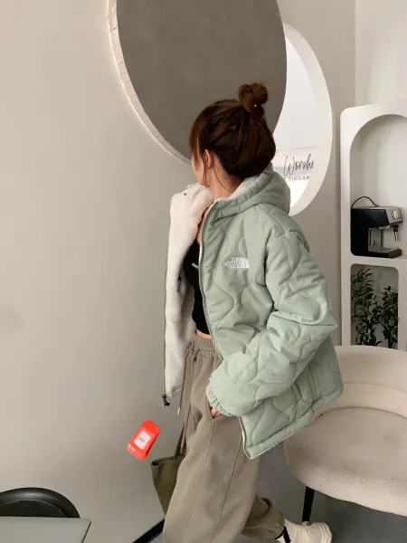 The North Face Denali 2 Fleece Hoodie Off-White Cream Outerwear - 16