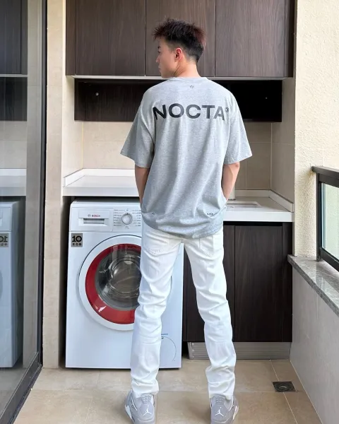 NOCTA x Drake 'Backprint' Graphic T-Shirt Charcoal Gray T-Shirt - 6