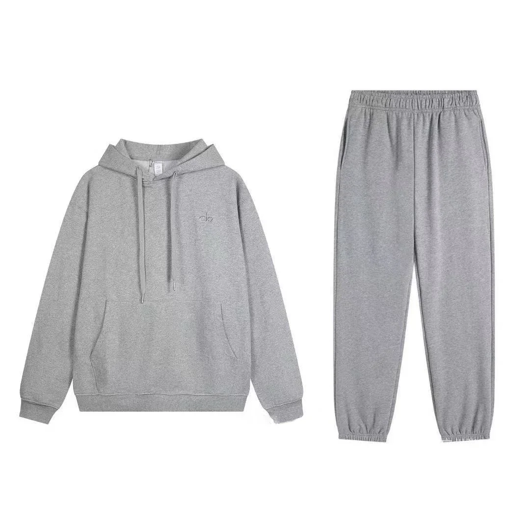 Autumn and winter American sports hooded sweatshirt headband loose sweatshirt suit