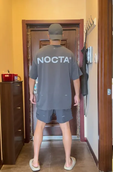 NOCTA x Drake 'Backprint' Graphic T-Shirt Charcoal Gray T-Shirt - 4