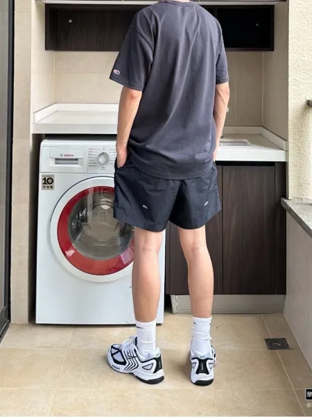 Nike NOCTA Tech Shorts Gray and Black - 20