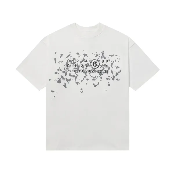 Maison Margiela Numbered Logo T-Shirt Black/White - 25