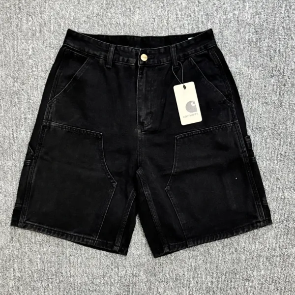 Carhartt Work In Progress Double Knee Shorts Black - 11