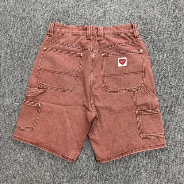 Carhartt Workwear Shorts Light Wash Denim Shorts - 35