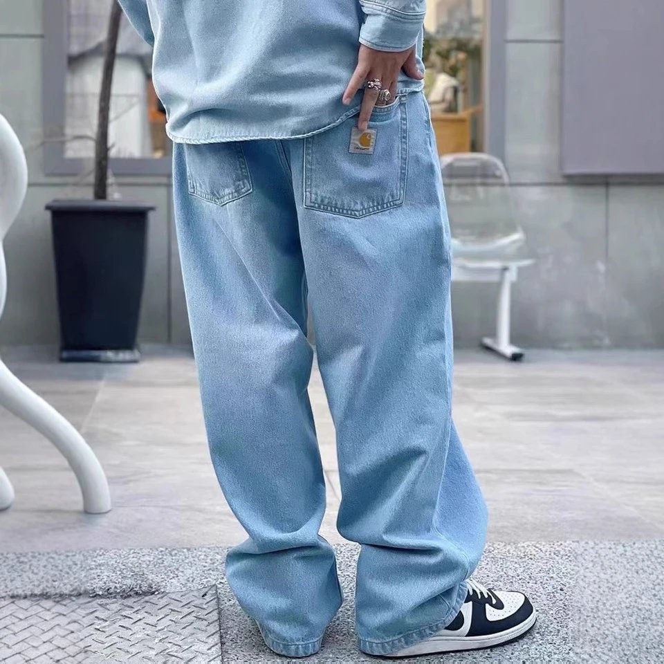 Carhartt Jeans Straight-Leg with Logo Back Pocket Patch image 3