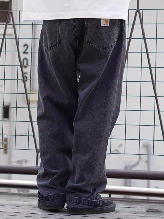 Carhartt Jeans Straight-Leg with Logo Back Pocket Patch product detail image 4