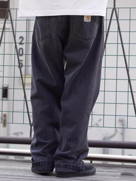Carhartt Work In Progress Relaxed Fit Washed Denim Jeans - 5