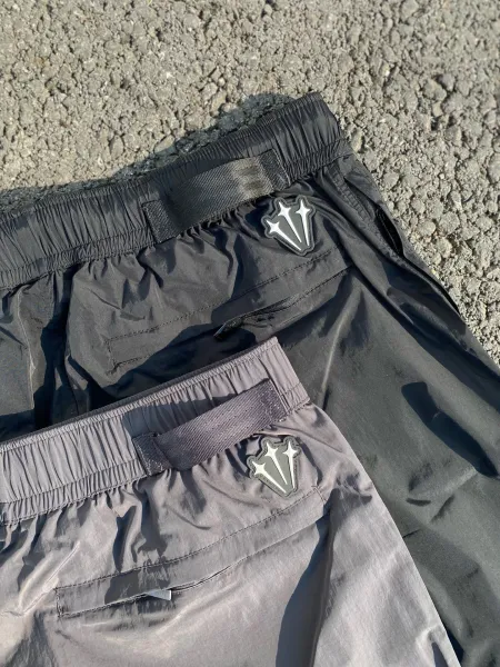 Nike NOCTA Tech Shorts Gray and Black - 15