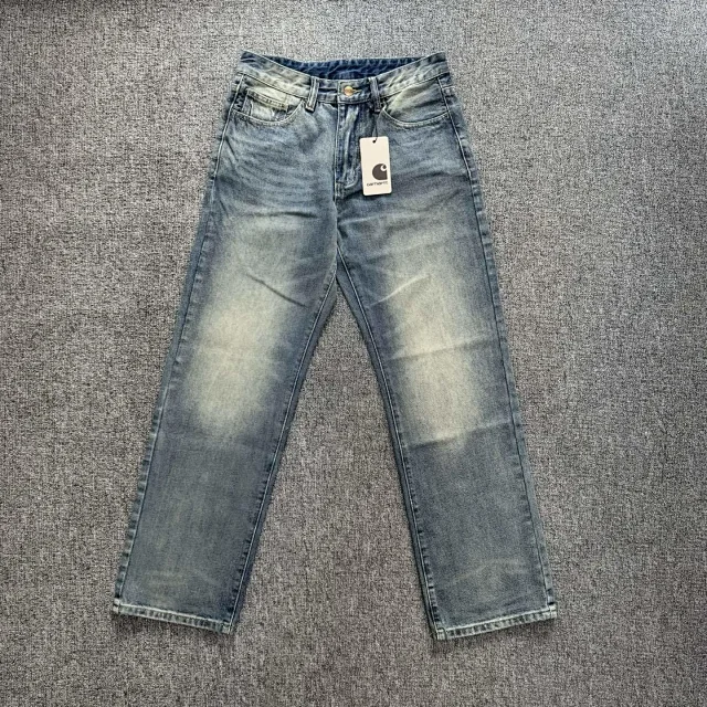 Carhartt Jeans Straight-Leg with Logo Back Pocket Patch product detail image 35