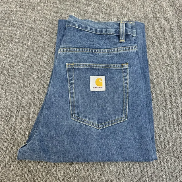 Carhartt Jeans Straight-Leg with Logo Back Pocket Patch product detail image 29