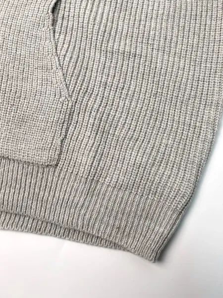 Celine Logo Knit Hoodie Black - 17