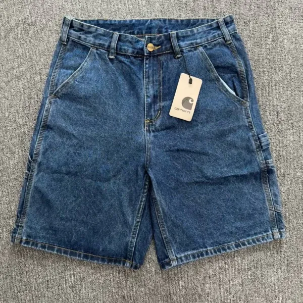 Carhartt Workwear Shorts Light Wash Denim Shorts - 25
