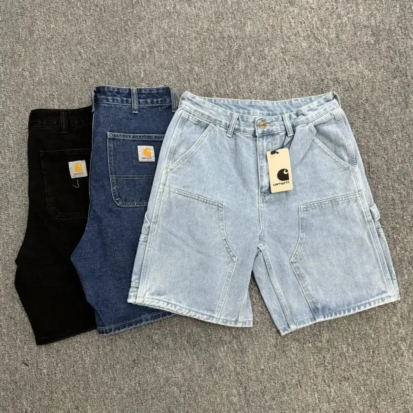 Carhartt Work In Progress Double Knee Shorts Black - 5