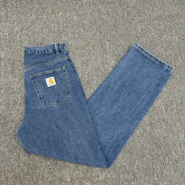 Carhartt Jeans Straight-Leg with Logo Back Pocket Patch product detail image 26