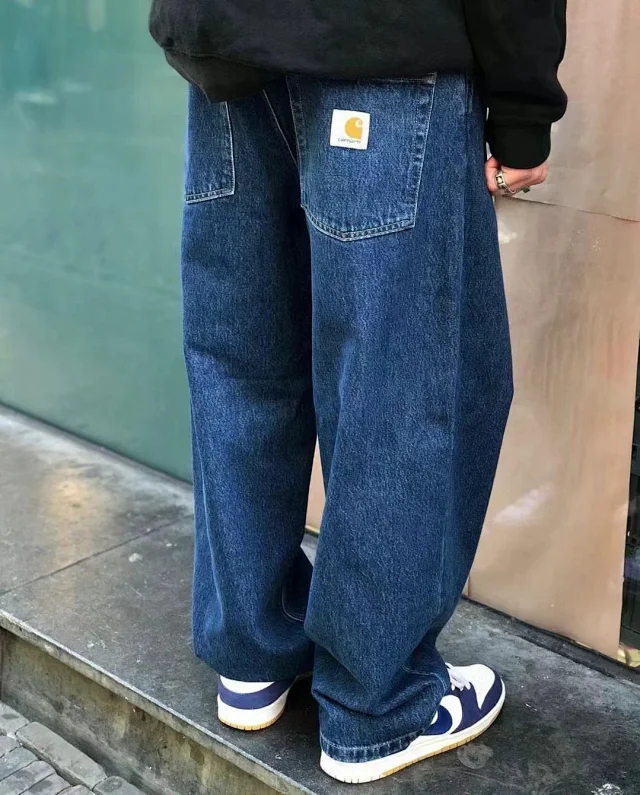 Carhartt Jeans Straight-Leg with Logo Back Pocket Patch product detail image 9