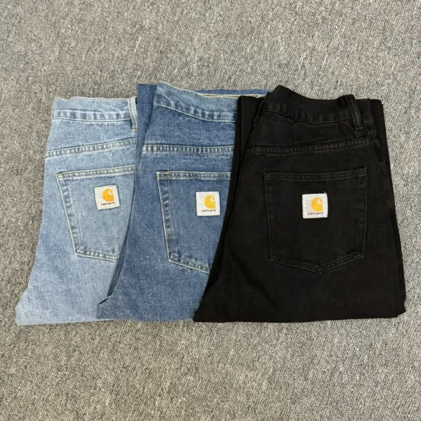 Carhartt Work In Progress Relaxed Fit Washed Denim Jeans - 13
