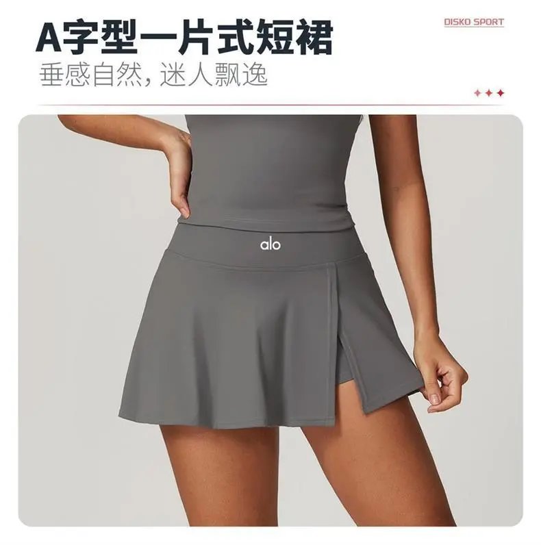 Alo Yoga Tennis Skirt Pink Activewear - 5